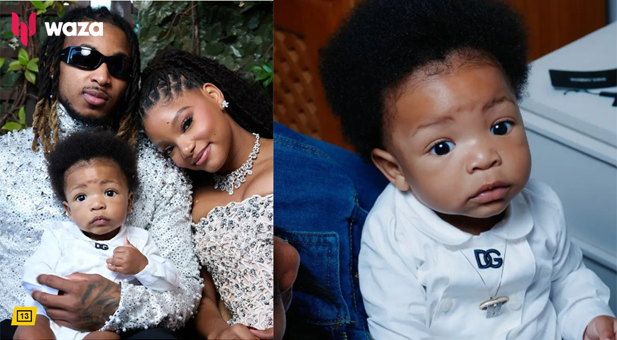 Halle Bailey shares first photos of son Halo’s face during family trip to Italy with DDG